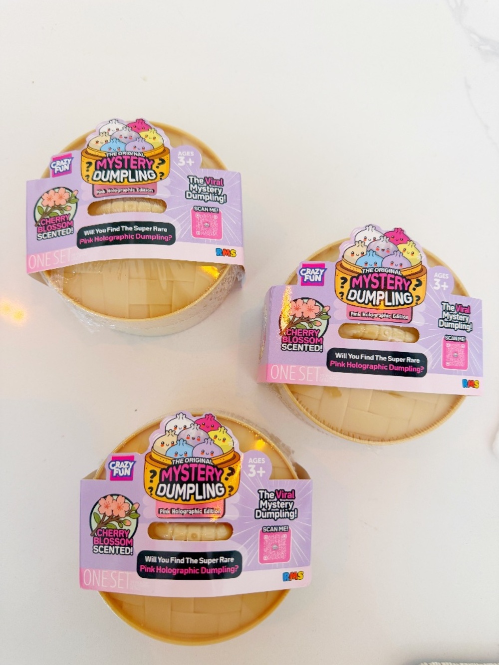 RMS Mystery Dumpling Cherry Blossom Edition Set of 3 NEW Sealed 🌸